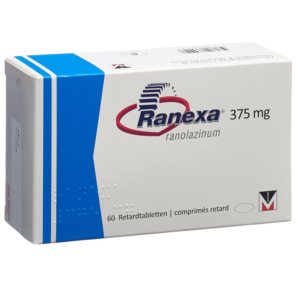 RANEXA cpr ret 375 mg 60 pce