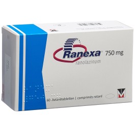 RANEXA cpr ret 750 mg 60 pce