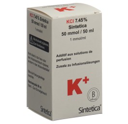 KCL 7.45% Sintetica 50 mmol/50ml vial 50 ml