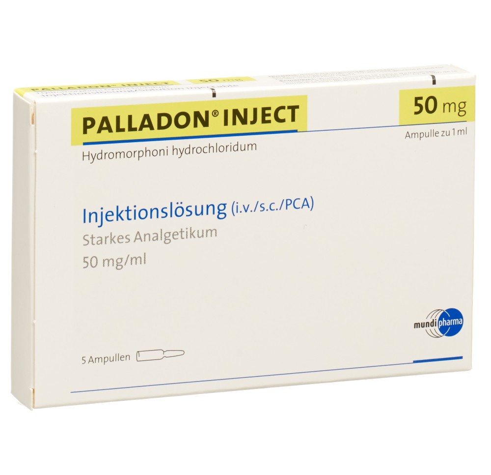 PALLADON INJECT prép inj perf 50 mg/ml 5 amp 1 ml PALLADON INJECT prép inj perf 50 mg/ml 5 amp 1 ml