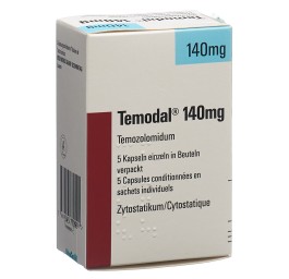 TEMODAL caps 140 mg sach 5 pce