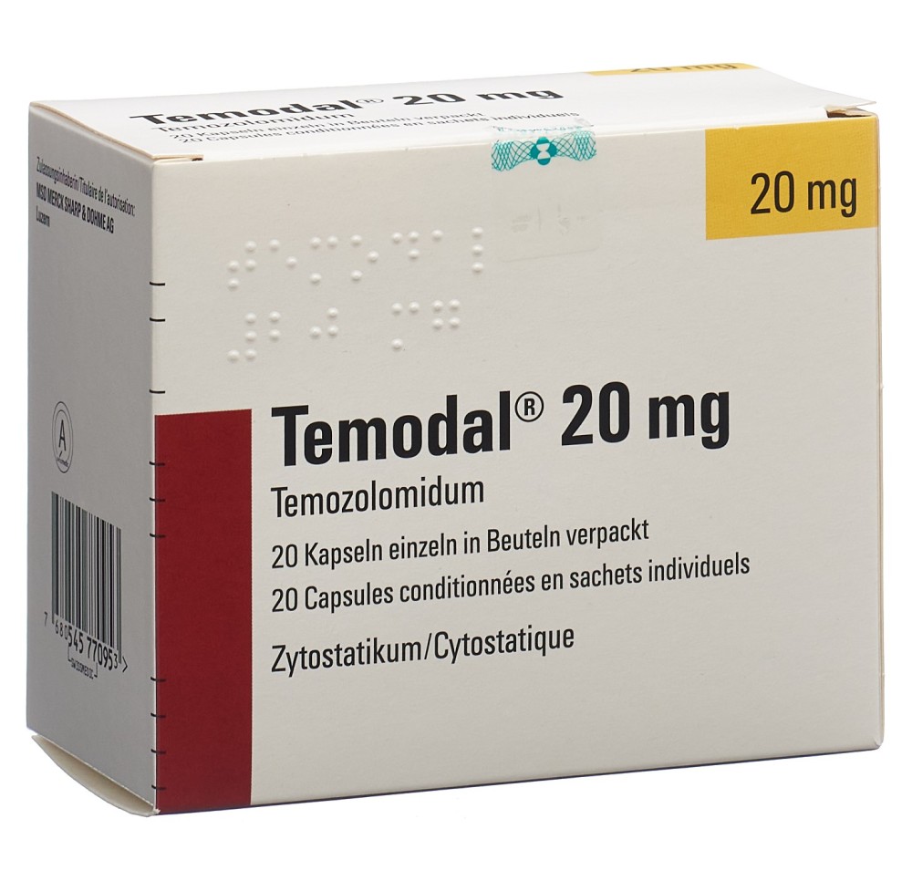 TEMODAL caps 20 mg sach 20 pce