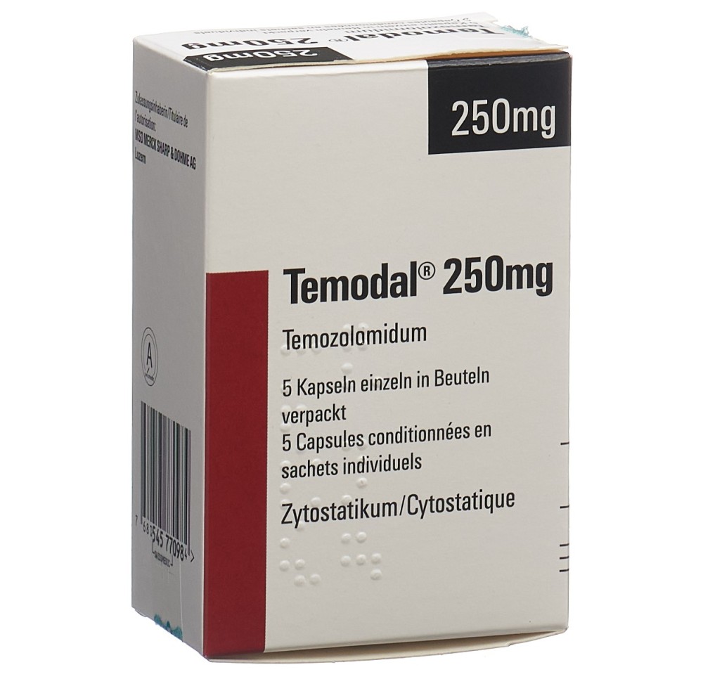 TEMODAL caps 250 mg sach 5 pce TEMODAL caps 250 mg sach 5 pce