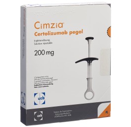 CIMZIA sol inj 200 mg/ml 2 ser pré 1 ml