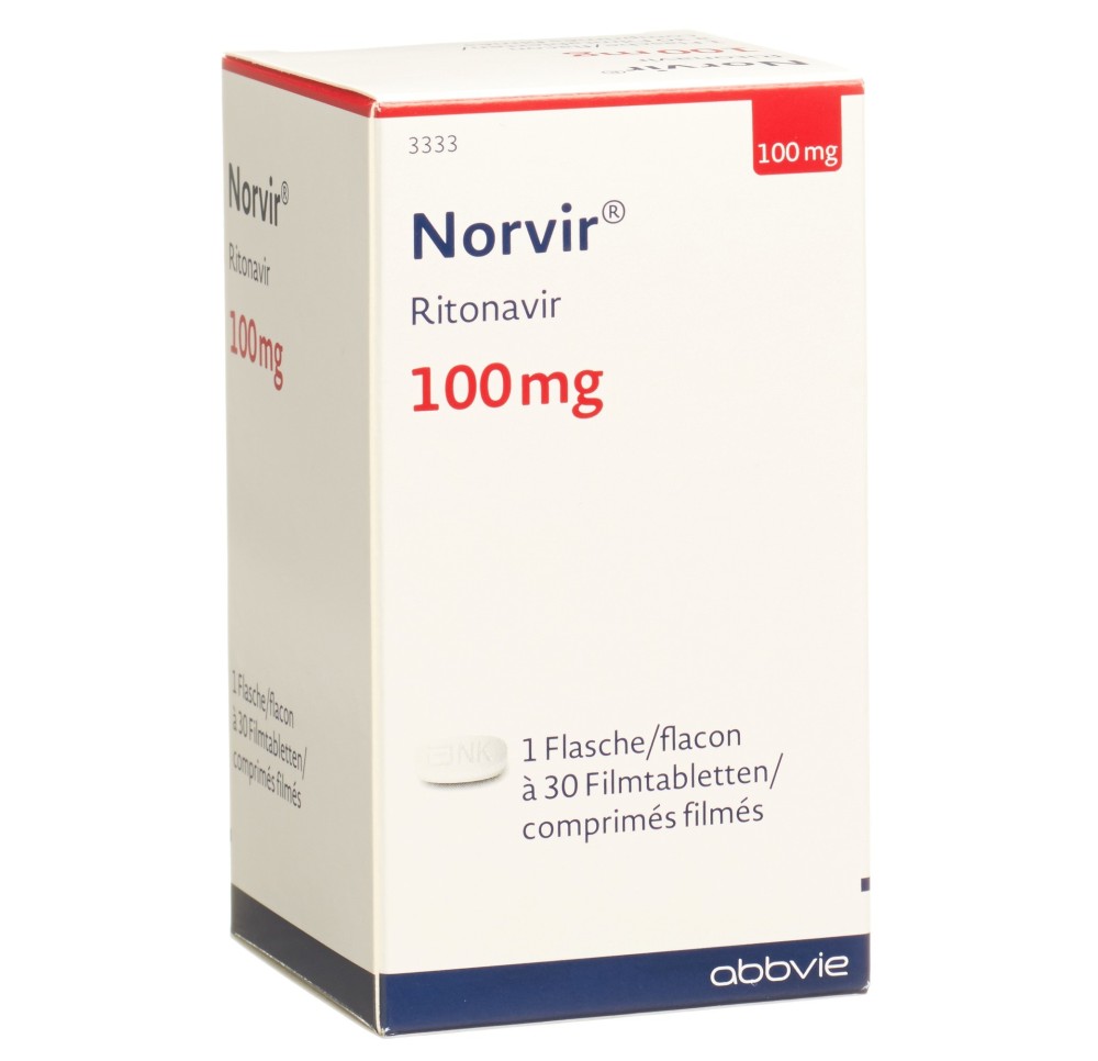 NORVIR cpr pell 100 mg bte 30 pce NORVIR cpr pell 100 mg bte 30 pce