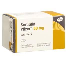 SERTRALIN Pfizer cpr pell 50 mg 100 pce