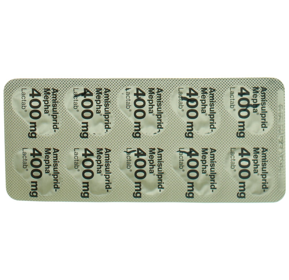 AMISULPRID Mepha Lactab 400 mg 90 pce AMISULPRID Mepha Lactab 400 mg 90 pce