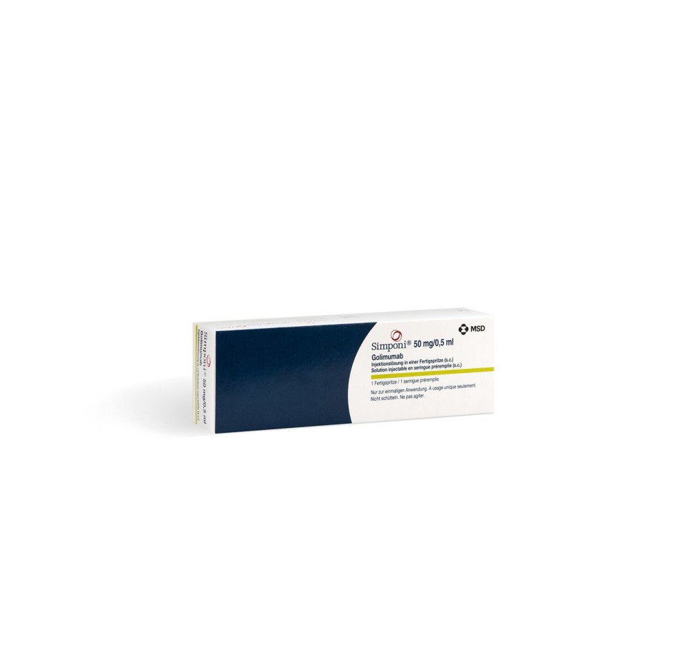 SIMPONI ser prête 50 mg/0.5ml 0.5 ml SIMPONI ser prête 50 mg/0.5ml 0.5 ml
