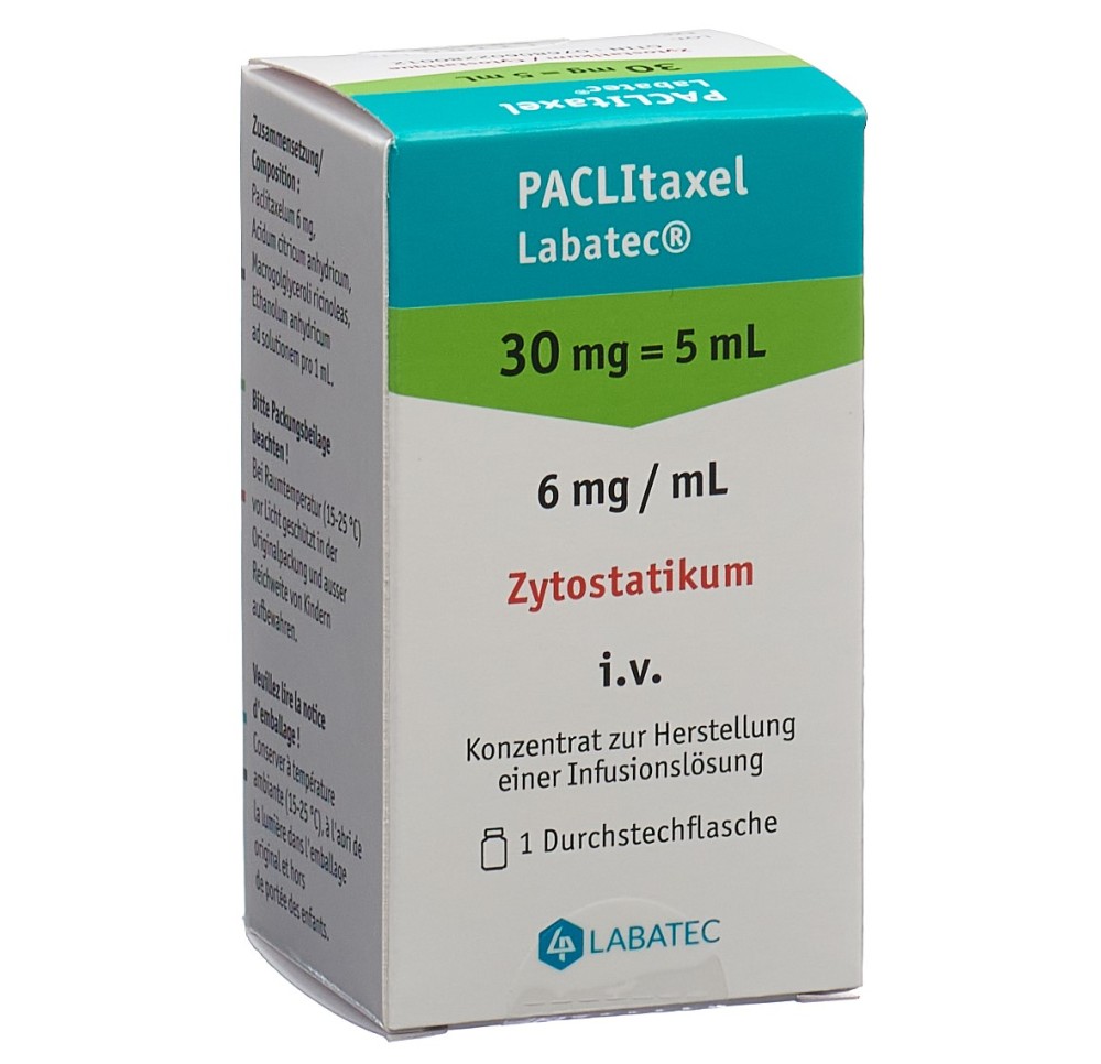 PACLITAXEL Labatec 30 mg/5ml flac 5 ml PACLITAXEL Labatec 30 mg/5ml flac 5 ml