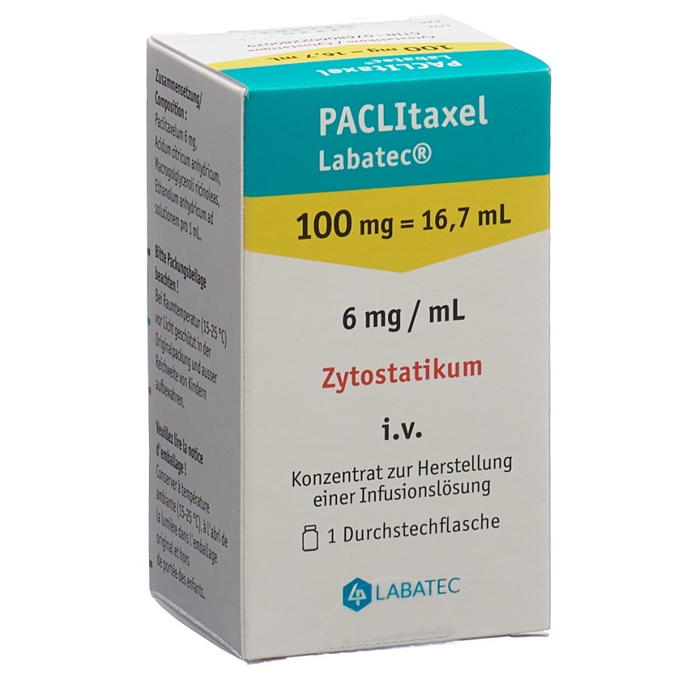 PACLITAXEL Labatec 100 mg/16.7ml flac 16.7 ml PACLITAXEL Labatec 100 mg/16.7ml flac 16.7 ml