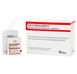 MYDRIASERT insert ophtalmique sach 20 pce