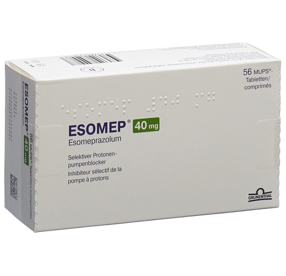 ESOMEP MUPS cpr 40 mg 56 pce ESOMEP MUPS cpr 40 mg 56 pce