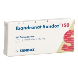 IBANDRONATE Sandoz cpr pell 150 mg 3 pce