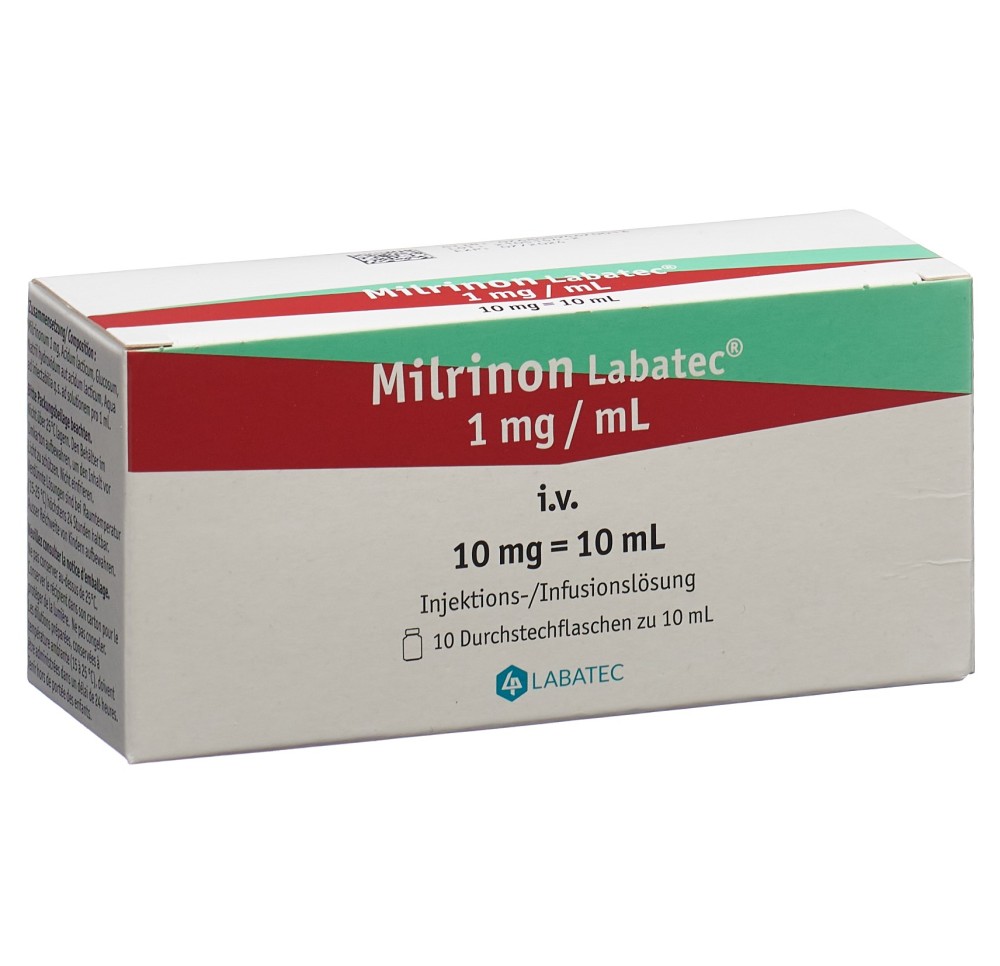 MILRINON Labatec sol inj 10 mg/10ml 10 x 10 ml