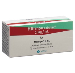 MILRINON Labatec sol inj 10 mg/10ml 10 x 10 ml