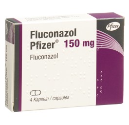 FLUCONAZOL Pfizer caps 150 mg 4 pce