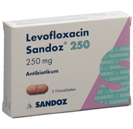 LEVOFLOXACINE Sandoz cpr pell 250 mg 5 pce
