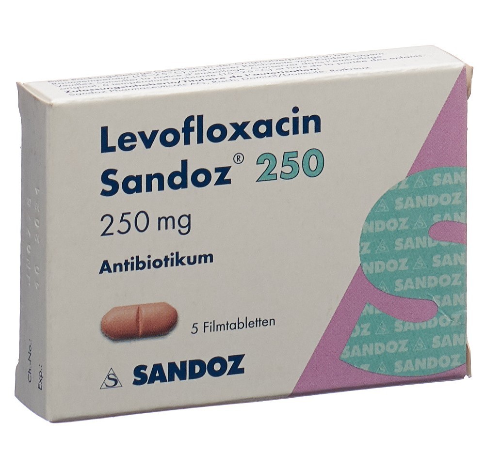 LEVOFLOXACINE Sandoz cpr pell 250 mg 5 pce