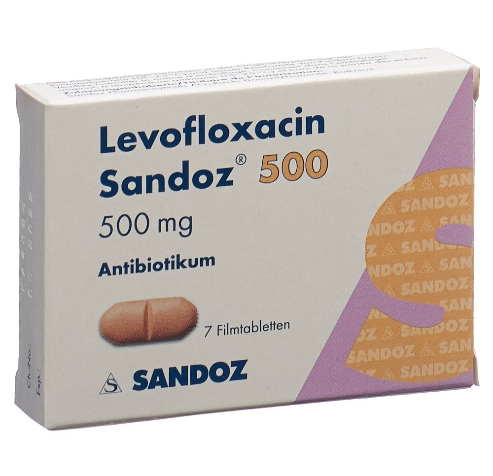 LEVOFLOXACINE Sandoz cpr pell 500 mg 7 pce