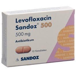 LEVOFLOXACINE Sandoz cpr pell 500 mg 10 pce