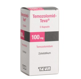 TEMOZOLOMID Teva caps 100 mg fl 5 pce