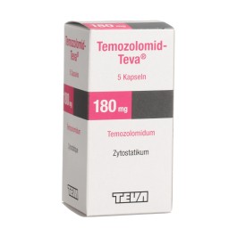 TEMOZOLOMID Teva caps 180 mg fl 5 pce