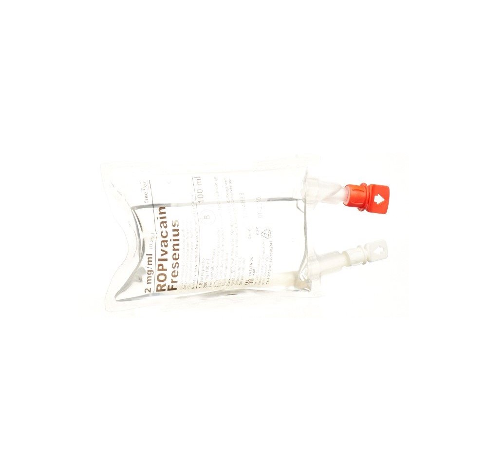 ROPIVACAIN Fresenius 2 mg/ml 100ml Freeflex 5 pce ROPIVACAIN Fresenius 2 mg/ml 100ml Freeflex 5 pce