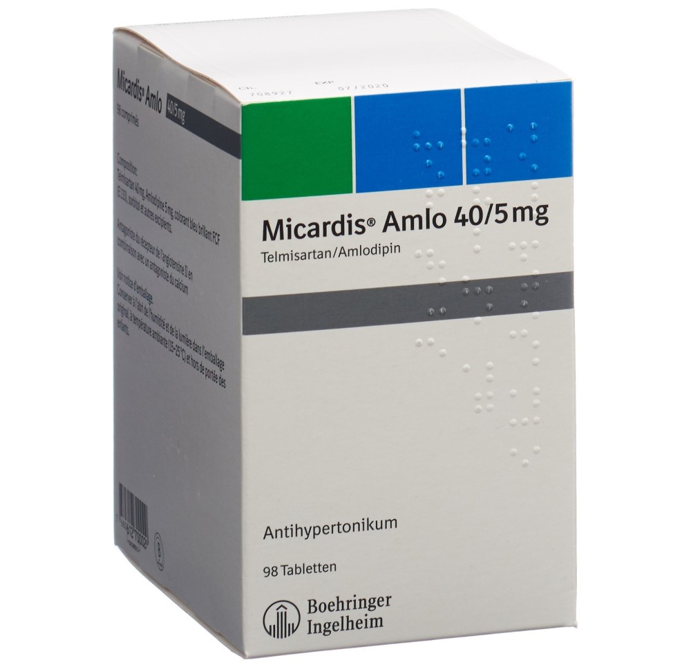 MICARDIS Amlo cpr 40/5mg 98 pce