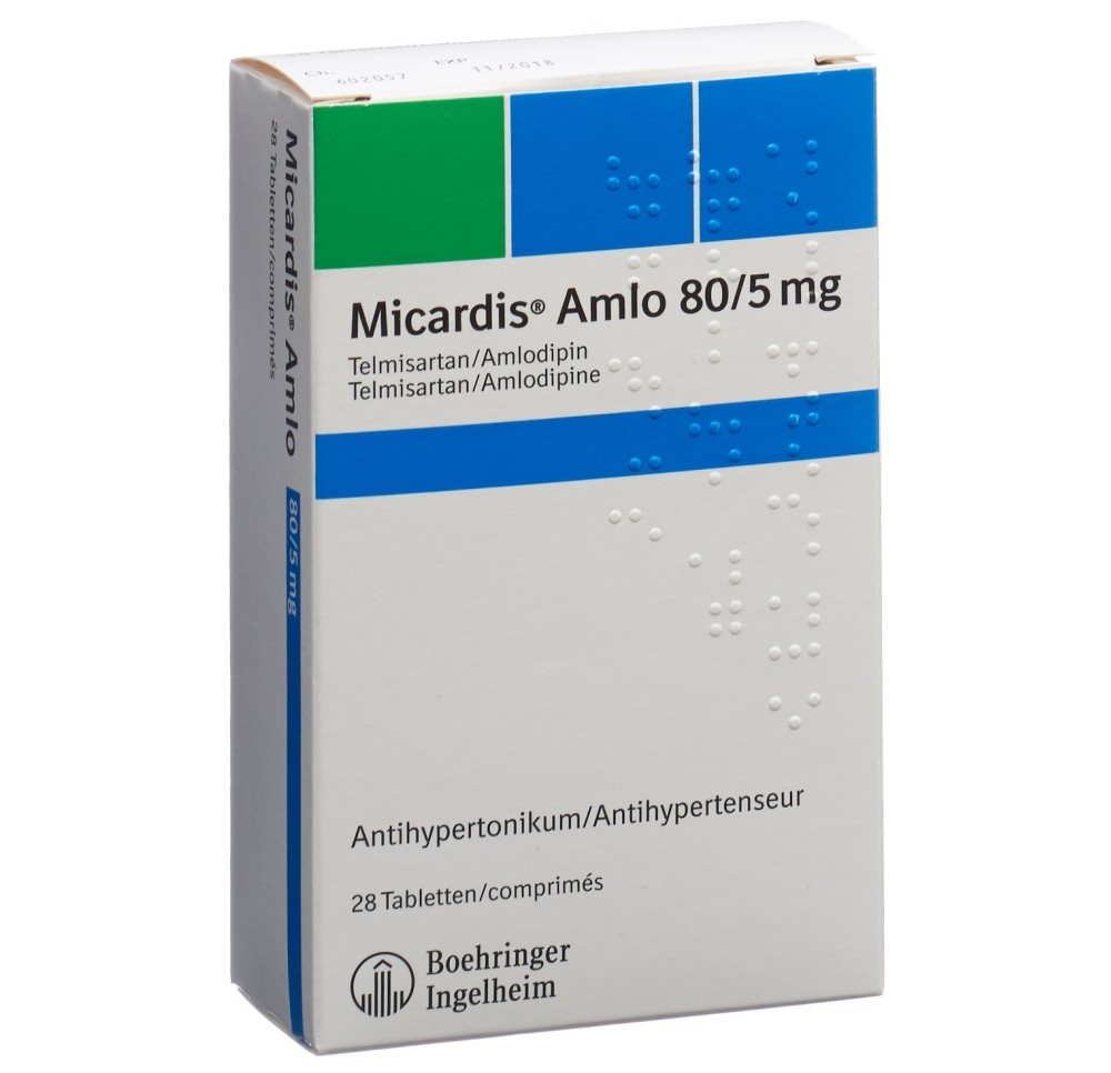 MICARDIS Amlo cpr 80/5 mg 28 pce