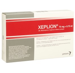 XEPLION susp inj 75 mg/0.75ml ser pré 0.75 ml