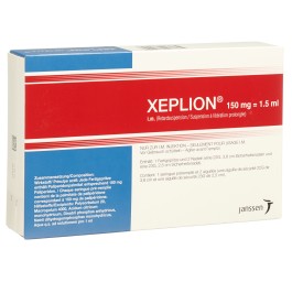 XEPLION susp inj 150 mg/1.5ml ser pré 1.5 ml