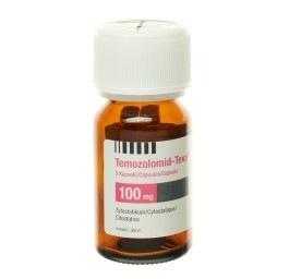 TEMOZOLOMID Teva caps 100 mg fl 20 pce