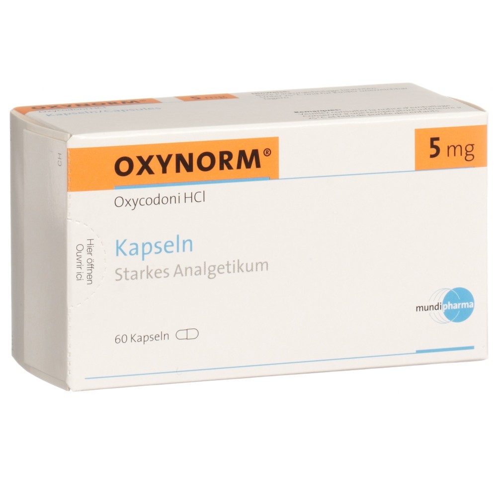 OXYNORM caps 5 mg 60 pce OXYNORM caps 5 mg 60 pce