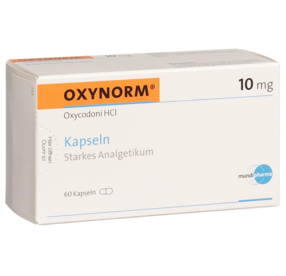 OXYNORM caps 10 mg 60 pce OXYNORM caps 10 mg 60 pce