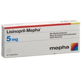 LISINOPRIL Mepha cpr 5 mg 30 pce