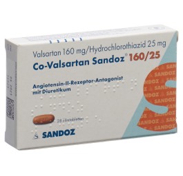 CO-VALSARTAN Sandoz cpr pell 160/25 28 pce