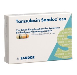 TAMSULOSINE Sandoz eco caps ret 0.4 mg 10 pce
