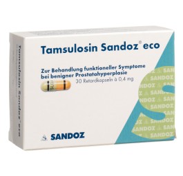 TAMSULOSINE Sandoz eco caps ret 0.4 mg 30 pce