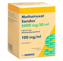 METHOTREXATE Sandoz conc perf 5000 mg flac 50 ml
