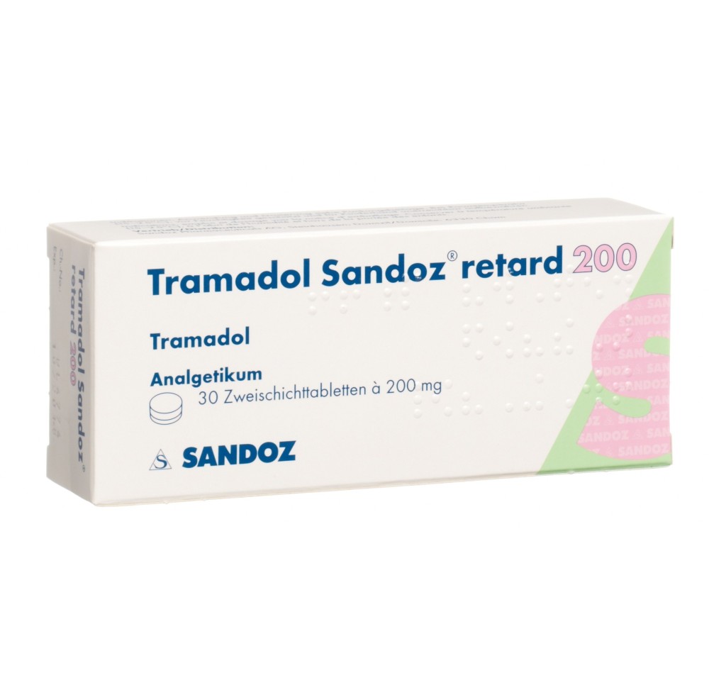 TRAMADOL Sandoz cpr ret 200 mg 30 pce TRAMADOL Sandoz cpr ret 200 mg 30 pce