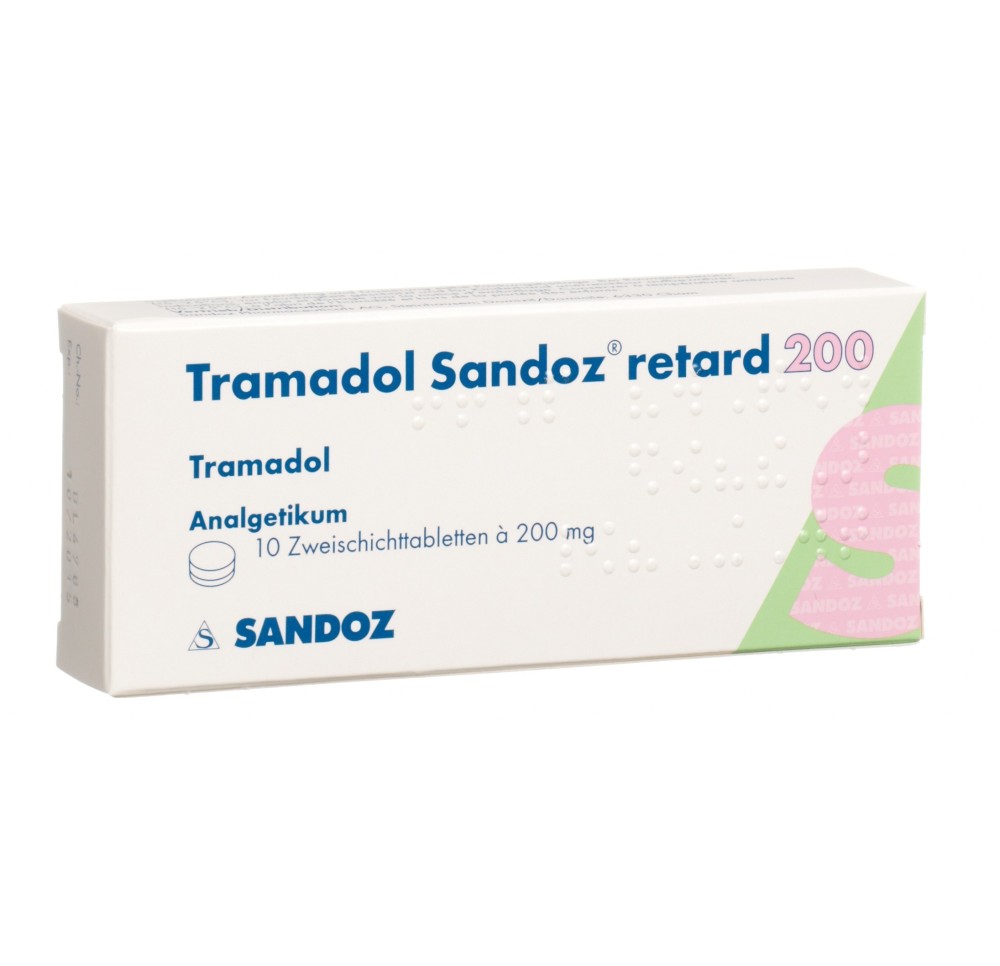 TRAMADOL Sandoz cpr ret 200 mg 10 pce TRAMADOL Sandoz cpr ret 200 mg 10 pce