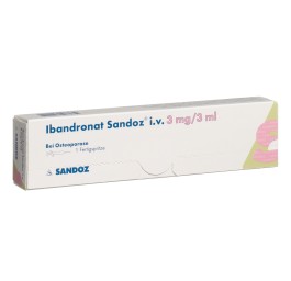 IBANDRONATE Sandoz sol inj 3 mg/3ml ser pré 3 ml