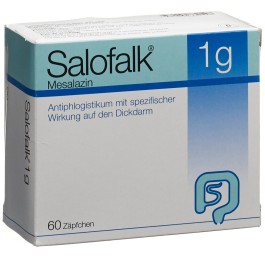 SALOFALK supp 1 g 60 pce