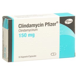CLINDAMYCIN Pfizer caps 150 mg 16 pce