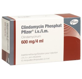 CLINDAMYCIN PHOSPHAT Pfizer 600 mg/4ml 10 amp 4 ml