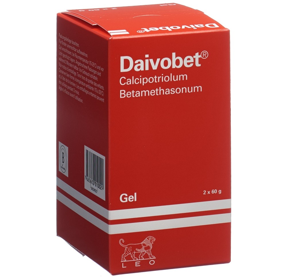 DAIVOBET gel 2 fl 60 g DAIVOBET gel 2 fl 60 g