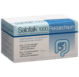 SALOFALK mousse rect 1000 mg fl 80 g