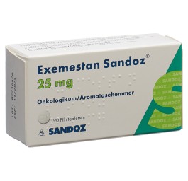 EXEMESTANE Sandoz cpr pell 25 mg 90 pce