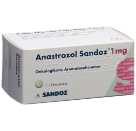 ANASTROZOLE Sandoz cpr pell 1 mg 100 pce