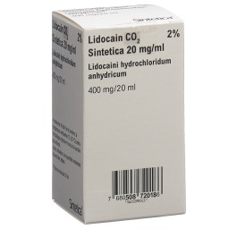 LIDOCAIN CO2 Sintetica sol inj 2 % vial 20 ml